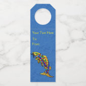 カラフルファンタジー鮮やかオはかりで測ンブルー ボトルネックタグ (正面)