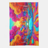 カラフルファンタジー キッチンタオル (縦)