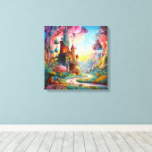 カラフルファンタジー キャンバスプリント (インサイチュ (ウッドフロア))