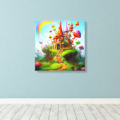 カラフルファンタジー キャンバスプリント (インサイチュ (ウッドフロア))