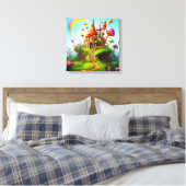 カラフルファンタジー キャンバスプリント (インサイチュ (寝室))