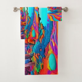 カラフルファンタジー バスタオルセット