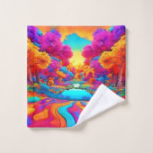 カラフルファンタジー バスタオルセット (ウォッシュタオル)