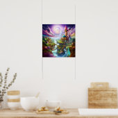 カラフルファンタジー ポスター (キッチン)