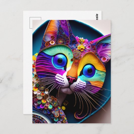 カラフルファンタジー ポストカード (正面/裏面)