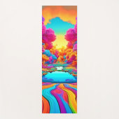 カラフルファンタジー ヨガマット (正面)