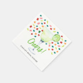 カラフルフィエスタ ブライダルシャワーチアーズ スタンダードカクテルナプキン (角)