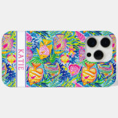 カラフルフィッシュモノグラム Case-Mate iPhoneケース (裏面 (横))
