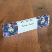 カラフルフィッシュ アクリルデスクネームプレート デスクネームプレート (側面)