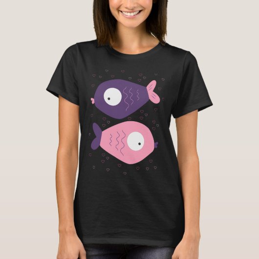 カラフルフィッシュ Tシャツ (正面)