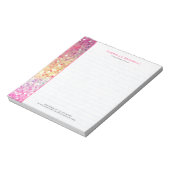 カラフルフェイクグリッターとキラキラ2 ノートパッド (回転)