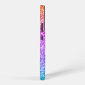 カラフルフェイクグリッターテクスチャプリント SAMSUNG GALAXYケース (右側面)