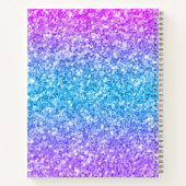 カラフルフェイクグリッタープリント ノートブック (裏面)