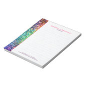 カラフルフェイクグリッター ノートパッド (回転)