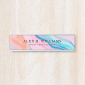 カラフルフェイク岩質感 サインプレート (正面)