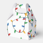 カラフルフェスティバルクリスマスライトパターン フェイバーボックス (裏面サイド)