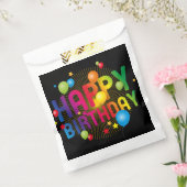 カラフルフェスティバルハッピーバースデー フェイバーバッグ (封をした状態)