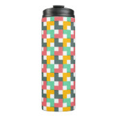 カラフルフェスティバル幾何形状パターン | タンブラー (正面)