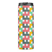 カラフルフェスティバル幾何形状パターン | タンブラー (裏面)