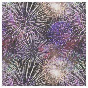 カラフルフェスティバルFireworksスターバスト ファブリック