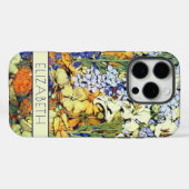 カラフルフェミニンフローラガーデン名 Case-Mate iPhoneケース (裏面 (横))