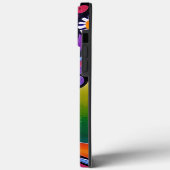 カラフルフォークアートスタイルお洒落ツリー Case-Mate iPhoneケース (裏面 / 左)