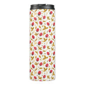 カラフルフォークアートベリーパターンモノグラム タンブラー (裏面)