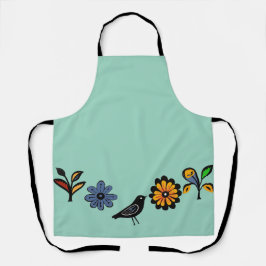 カラフルフォークフローラ エプロン