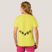 カラフルフォークフローラ Tシャツ (裏面フル)