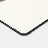 カラフルフクロウ絵画の デスクマット (コーナー)