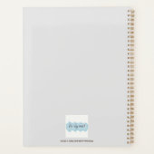 カラフルフクロウ絵画の プランナー手帳 (裏面)