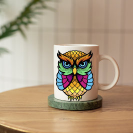 カラフルフクロムグ コーヒーマグカップ