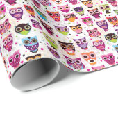カラフルフクロー子供へパターン2 ラッピングペーパー (ロールコーナー)