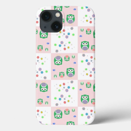 カラフルフクロー子供へ型 Case-Mate iPhoneケース (裏面)