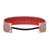 カラフルフスリップまたは滑ることド アスレチックヘッドバンド (裏面)