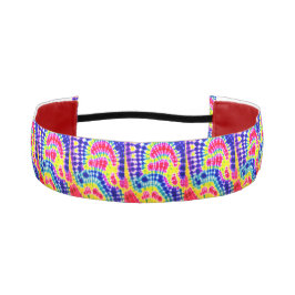 カラフルフスリップまたは滑ることド アスレチックヘッドバンド