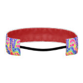 カラフルフスリップまたは滑ることド アスレチックヘッドバンド (裏面)