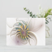 カラフルフラクタルオーナメント。抽象芸術の花 セーブザデート (スタンド正面)
