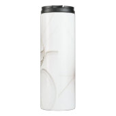 カラフルフラクタルオーナメント。抽象芸術の花 タンブラー (裏面)