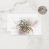カラフルフラクタルオーナメント。抽象芸術の花 ノートカード (正面/裏面インサイチュ)