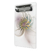 カラフルフラクタルオーナメント。抽象芸術の花 ミニクリップボード (アングル2)