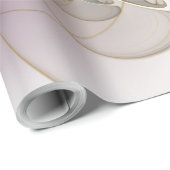 カラフルフラクタルオーナメント。抽象芸術の花 ラッピングペーパー (ロールコーナー)