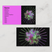 カラフルフラクタル 名刺 (正面/裏面)