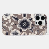 カラフルフラワー iPhoneケース (裏面横)