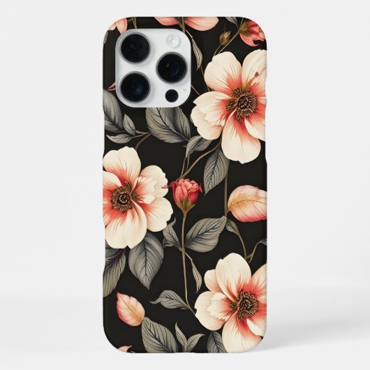 カラフルフラワー iPhoneケース (裏面)