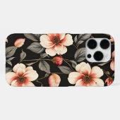 カラフルフラワー iPhoneケース (裏面横)