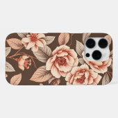 カラフルフラワー iPhoneケース (裏面横)