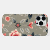 カラフルフラワー iPhoneケース (裏面横)