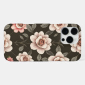 カラフルフラワー iPhoneケース (裏面横)