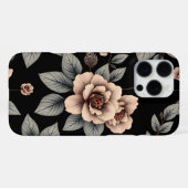 カラフルフラワー iPhoneケース (裏面横)